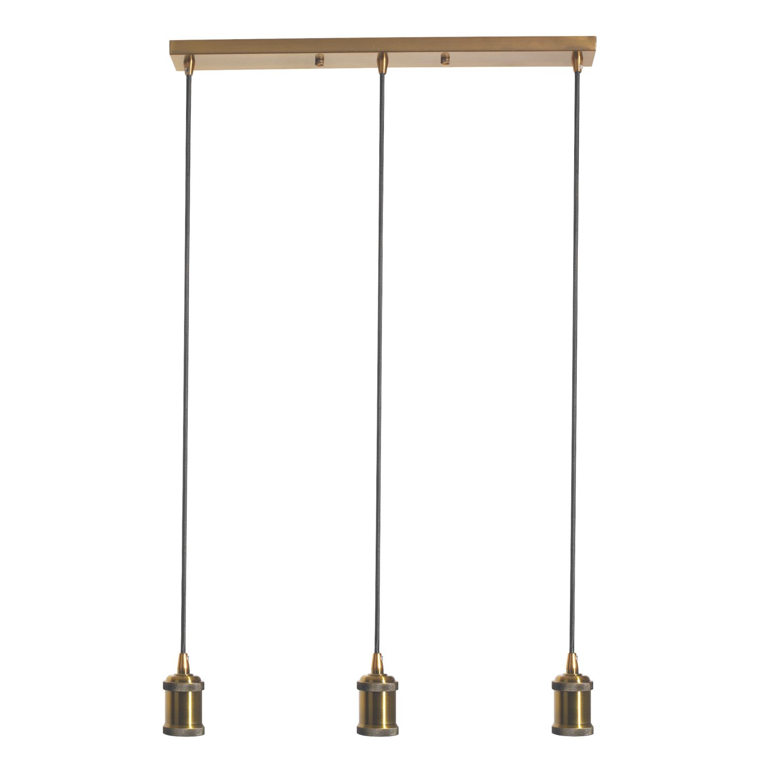 4lite Decorative Bar Pendant Antique Brass (412TV)