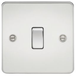 Knightsbridge  10AX 1-Gang Intermediate Switch Polished Chrome