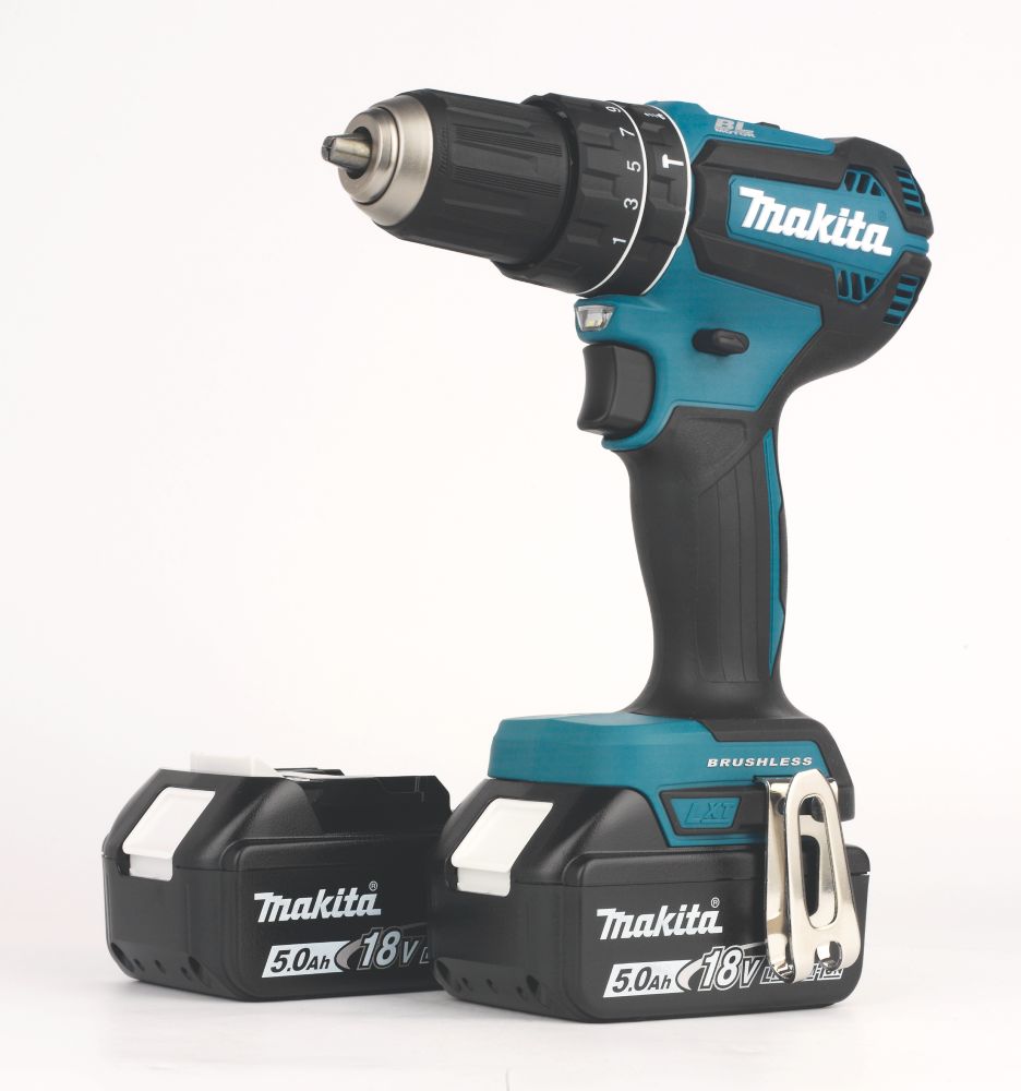 Makita DHP485T001 18V 2 x 5.0Ah Li Ion LXT Brushless Cordless