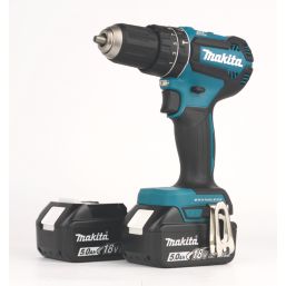 Makita DHP485T001 18V 2 x 5.0Ah Li-Ion LXT Brushless Cordless Combi Drill