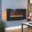 Focal Point Pasadena Black Remote Control Wall-Mounted Electric Fire 914mm x 440mm