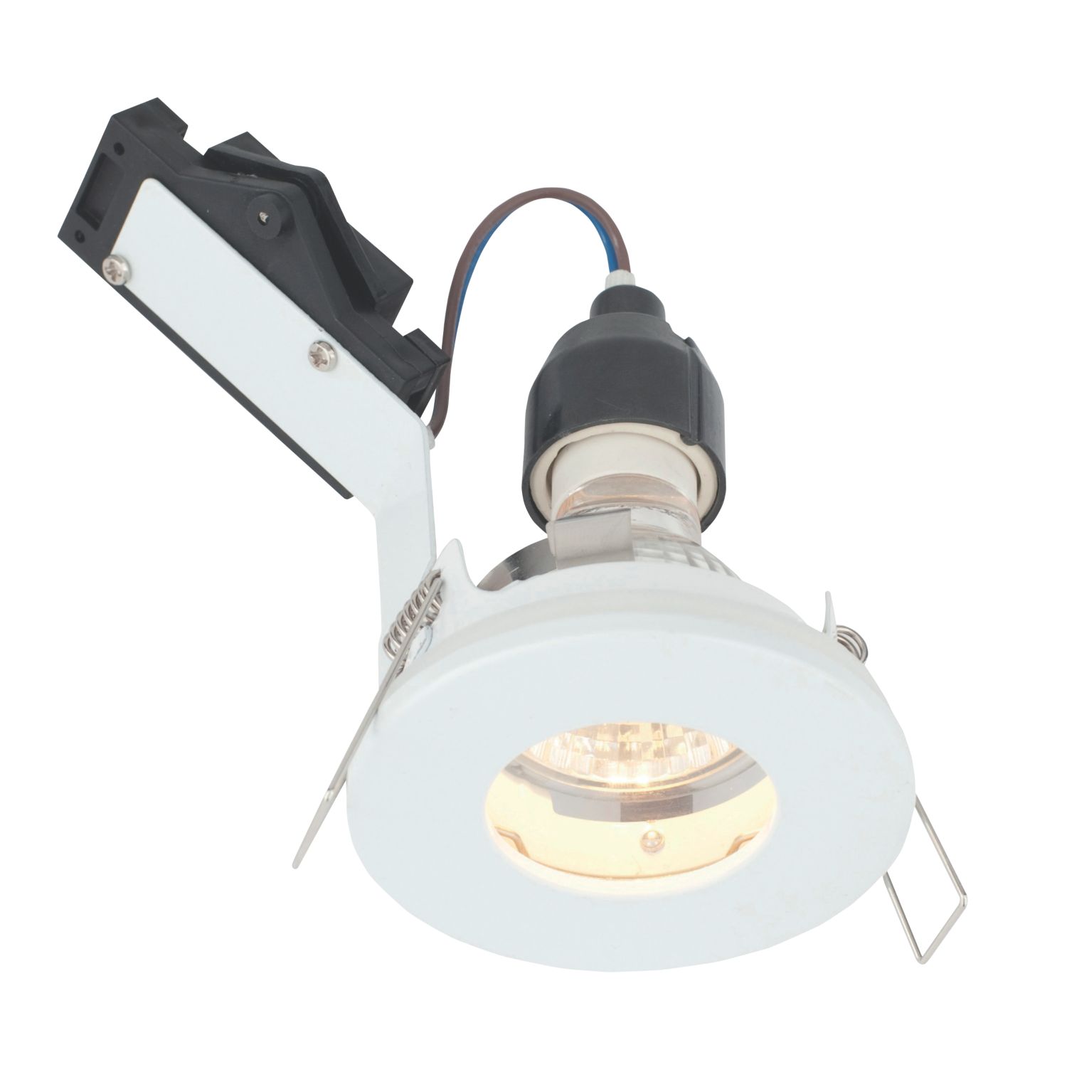 LAP Fixed Bathroom Downlight Gloss White (41341)