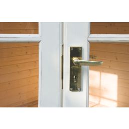 Shire Avalon 12' x 14' 6" (Nominal) Apex Timber Log Cabin