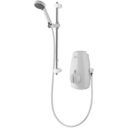 Aqualisa Aquastream Gravity-Pumped White Thermostatic Power Shower