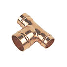 Flomasta  Copper Solder Ring Reducing Tee 15mm x 15mm x 22mm