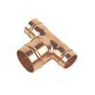 Flomasta  Copper Solder Ring Reducing Tee 15mm x 15mm x 22mm