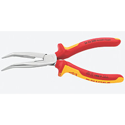 Knipex  VDE Bent Long Nose Side Cutting Pliers 8" (200mm)