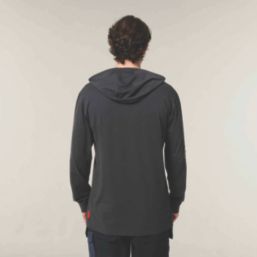 Hard Yakka Heritage Icon Lightweight  Hooded Sweatshirt Charcoal X Large 31" Chest