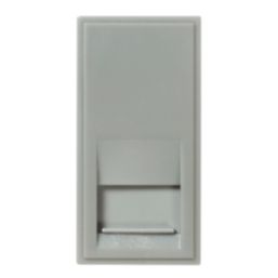 Knightsbridge  Modular Slave Telephone Socket Grey with Grey Inserts
