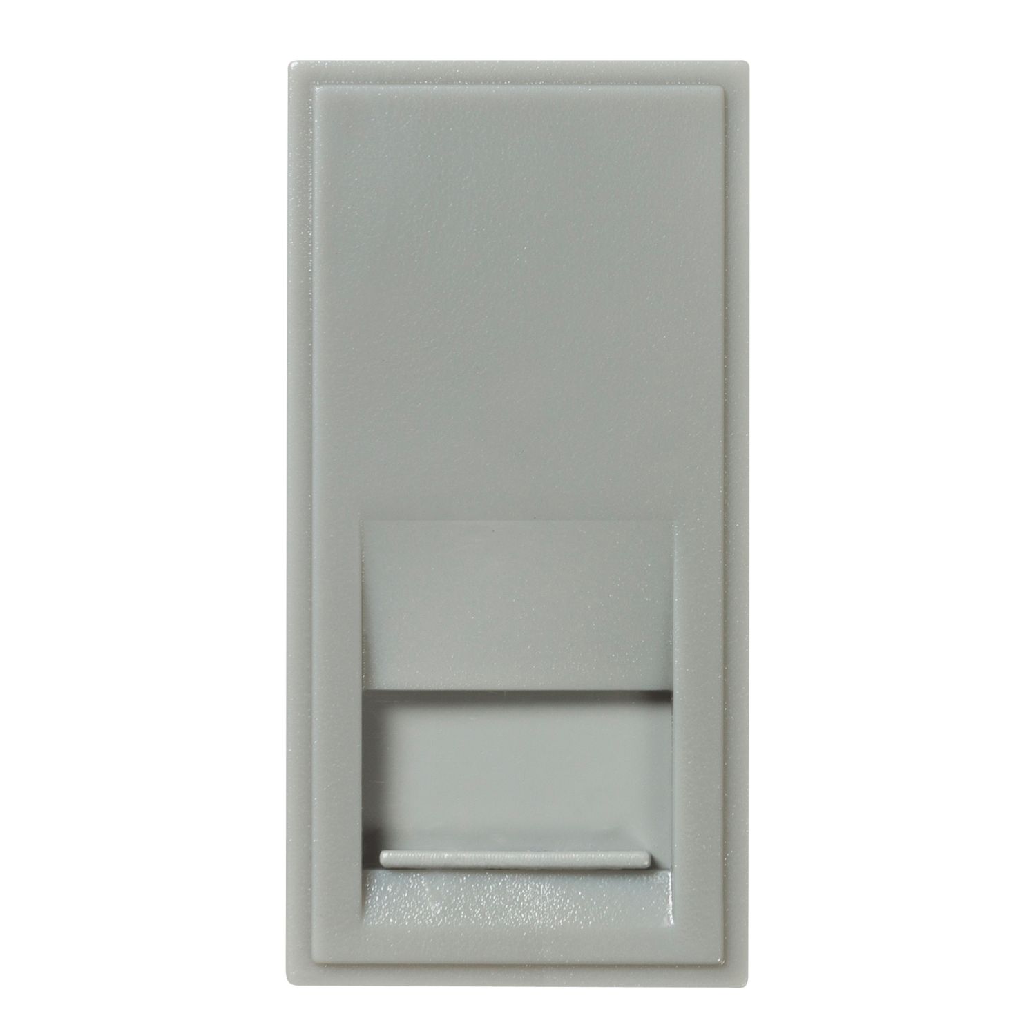Knightsbridge Modular Slave Telephone Socket Grey with Grey Inserts (413CT)