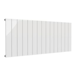 Reina Casina Single 600mm x 1420mm 3686BTU White Horizontal Designer Radiator