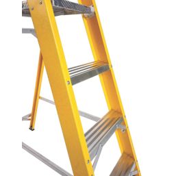 Lyte Fibreglass 2.71m 8 Step Platform Step Ladder