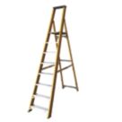 Lyte Fibreglass 2.30m 8 Step Platform Step Ladder