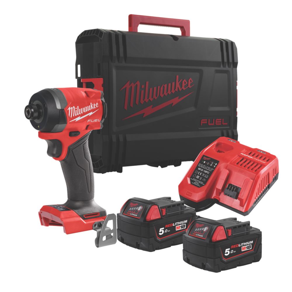 Milwaukee M18 FID3502X FUEL 18V 2 x 5.0Ah LiIon RedLithium Brushless