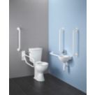 Armitage Shanks Doc M Assisted Living Washroom Pack with Raised Height Toilet White
