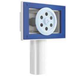 ETAL Sink Strainer Waste with Overflow Blue 90mm