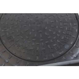 FloPlast Push-Fit Square Frame & Chamber Cover 450mm