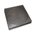 FloPlast Push-Fit Square Frame & Chamber Cover 450mm