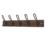Hardware Solutions 5-Hook Rail Antique Bronze 600mm x 140mm