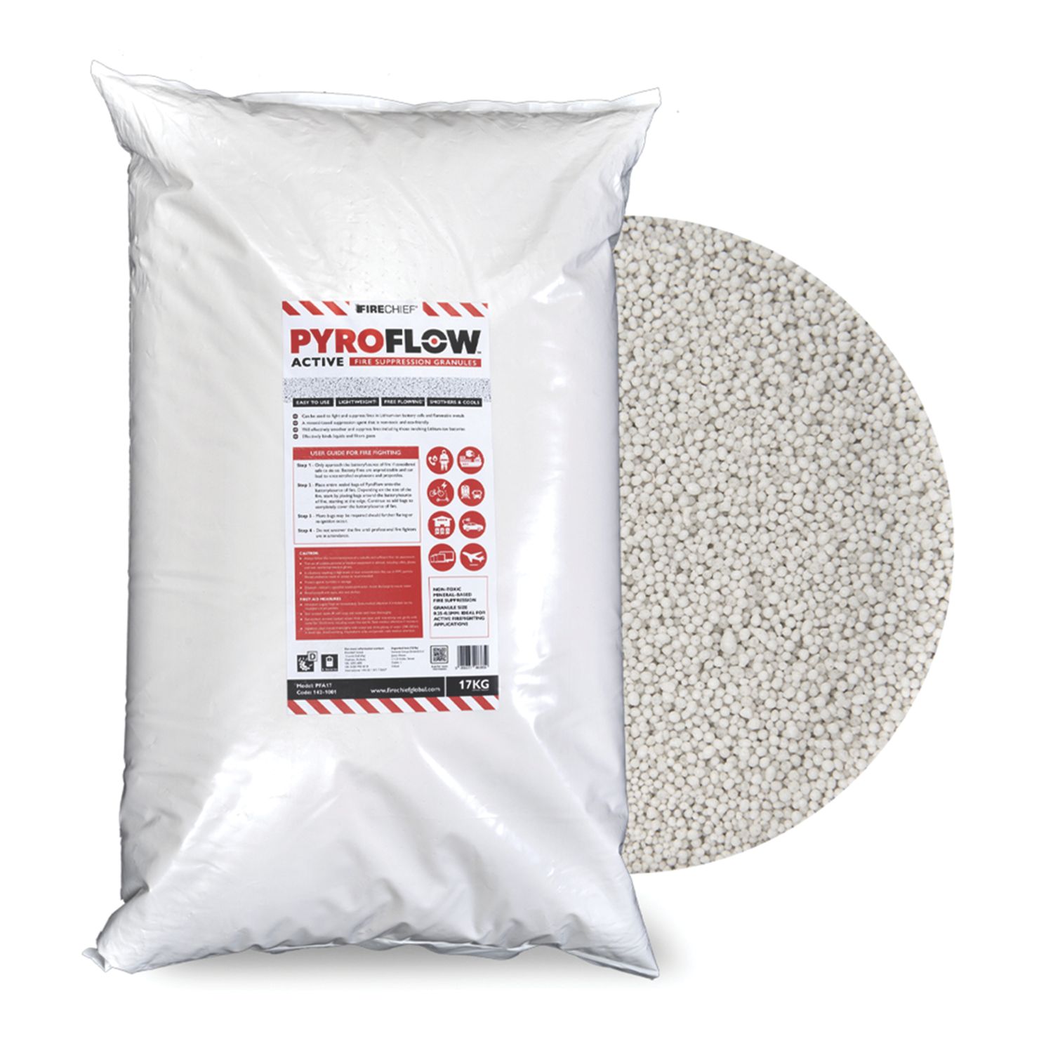 Firechief Active Fire Supression Granules 17kg (413KW)