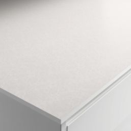 Wilsonart Zenith Blanc Crystal Matt Grey Stone Effect Compact Laminate Breakfast Bar 3000mm x 950mm x 12mm