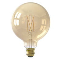 Calex Smart Lamp ES G125 LED Virtual Filament Smart Light Bulb 7W 806lm