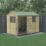 Forest Beckwood 9' 6" x 6' (Nominal) Reverse Apex Shiplap Timber Shed with Base & Assembly