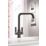 Abode Globe Quad Dual-Lever Mono Mixer Kitchen Tap Black