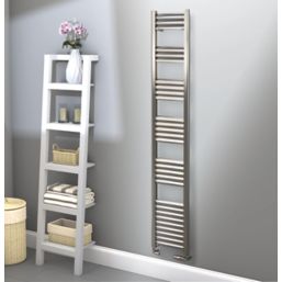 Towelrads 1800mm x 300mm 1692BTU Grey / Silver Flat Designer Towel Radiator