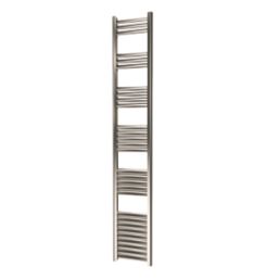 Towelrads 1800mm x 300mm 1692BTU Grey / Silver Flat Designer Towel Radiator