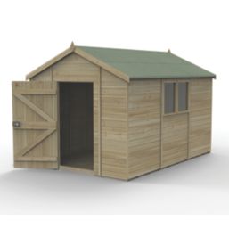 Forest Timberdale 8' 6" x 12' (Nominal) Apex Tongue & Groove Timber Shed