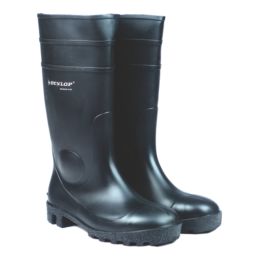 Dunlop Protomastor Size 3  Black Steel Toe Cap Safety Wellies