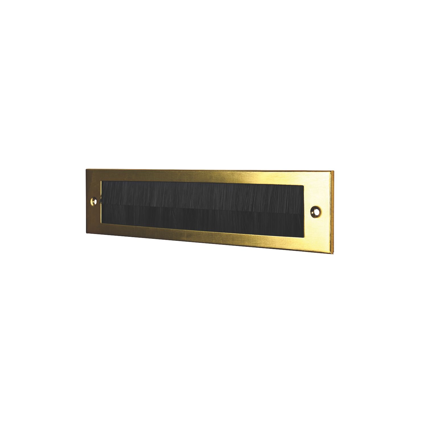 Stormguard Brush Letter Plate Gold 338mm x 75mm (4147V)