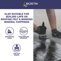 Bostik Feltfix Bituminous Roof Felt Adhesive Black 5Ltr