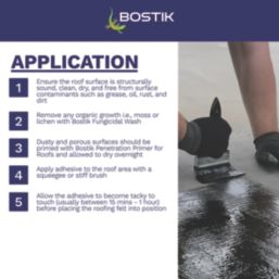 Bostik Feltfix Bituminous Roof Felt Adhesive Black 5Ltr