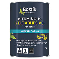 Bostik Feltfix Bituminous Roof Felt Adhesive Black 5Ltr