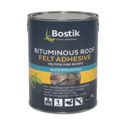 Bostik Feltfix Bituminous Roof Felt Adhesive Black 5Ltr