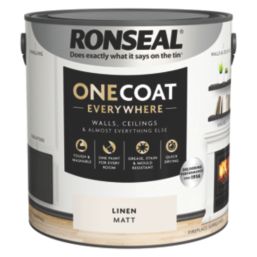 Ronseal 2.5Ltr Linen Matt Emulsion Multi Surface Paint