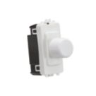 Knightsbridge  6A 2-Way Grid Dummy Dimmer Switch White