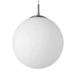 Eglo Rondo Pendant Light Satin Nickel/White
