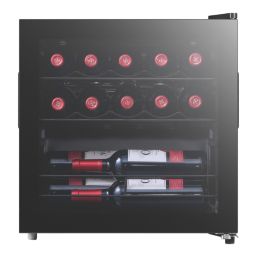 Essentials NNWC14UK Freestanding Black 14 Bottle Wine Cooler 470mm