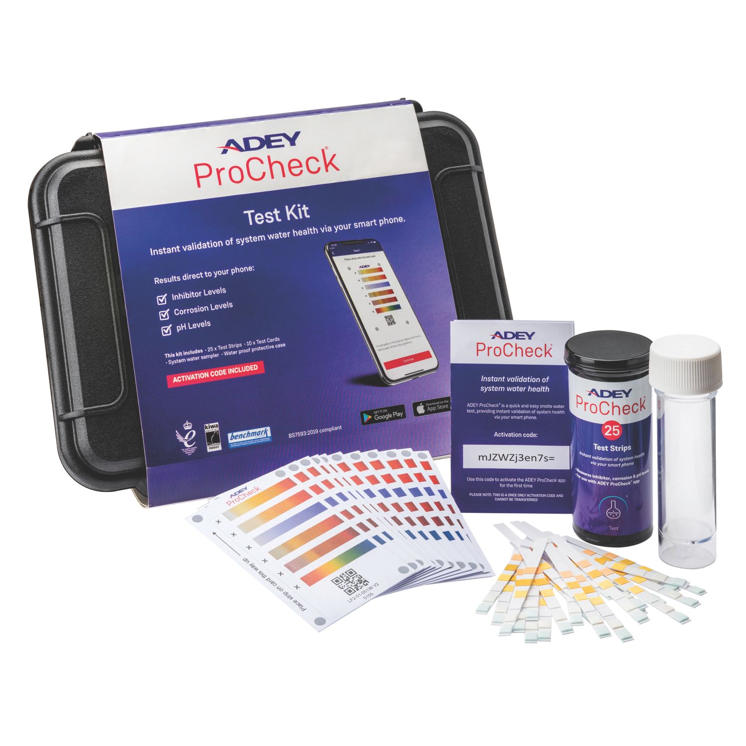 Adey ProCheck On-Site Digital Water Test Kit (414HE)