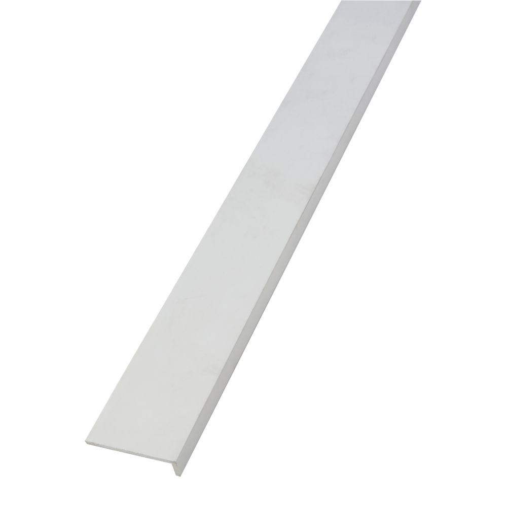 Rothley White Plastic Angle 1000mm x 10mm x 40mm Screwfix