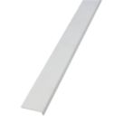 Rothley White Plastic Angle 1m x 10mm x 40mm