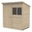 Forest  6' x 4' (Nominal) Pent Overlap Timber Shed