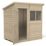 Forest  6' x 4' (Nominal) Pent Overlap Timber Shed
