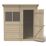 Forest  6' x 4' (Nominal) Pent Overlap Timber Shed