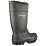 Dunlop Purofort Thermo+   Safety Wellies Green Size 8