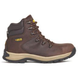 Apache AP315CM Size 9  Brown Water-Resistant Steel Toe Cap Safety Boots