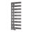 Reina 1235mm x 500mm 1482BTU Gunmetal Flat Designer Towel Radiator
